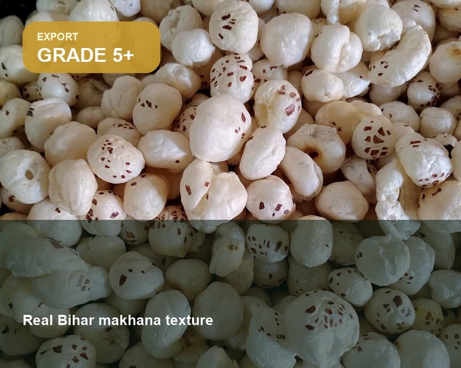 AGRINOVA EXPORTS grade 5+ makhana